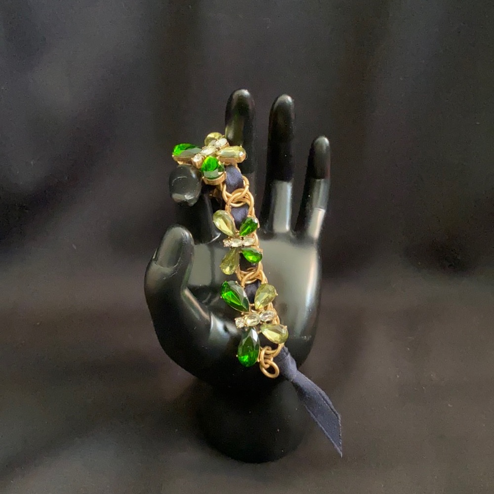 Ann Taylor butterfly Gem Bracelet